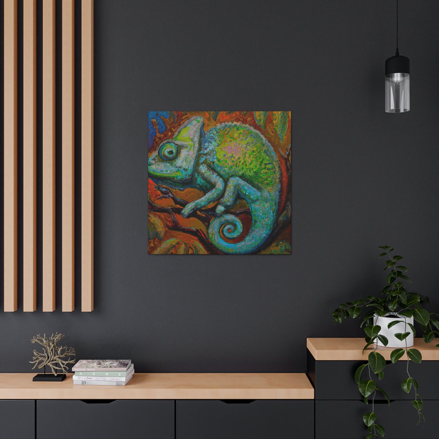 Veiled Chameleon Dream - Canvas