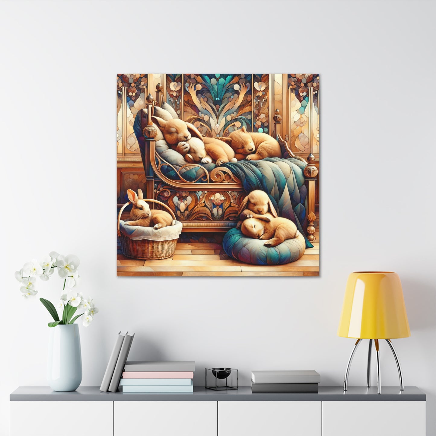 Dreaming Forest Creatures - Canvas