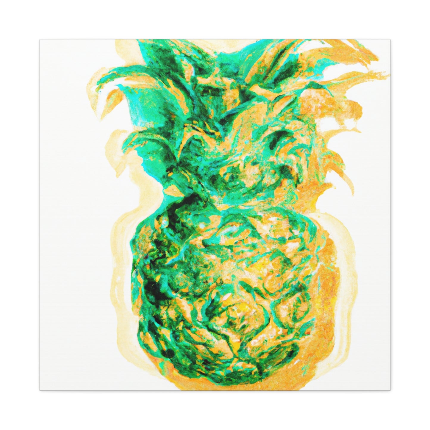 Pineapple in Rococo - Canvas