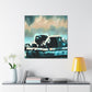 "Fishing Boat Reflection Bright" - Canvas