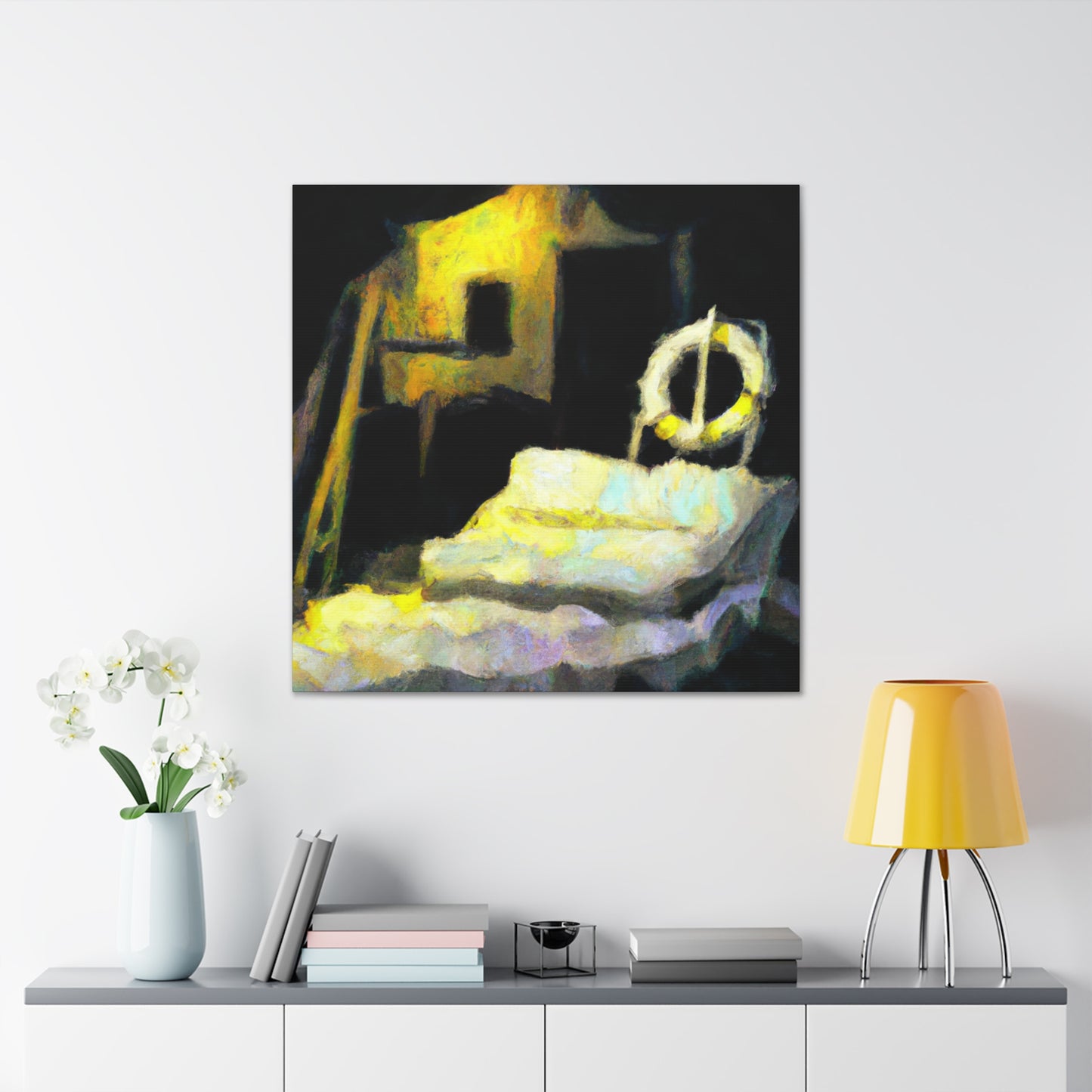 Life Under the Raft - Canvas