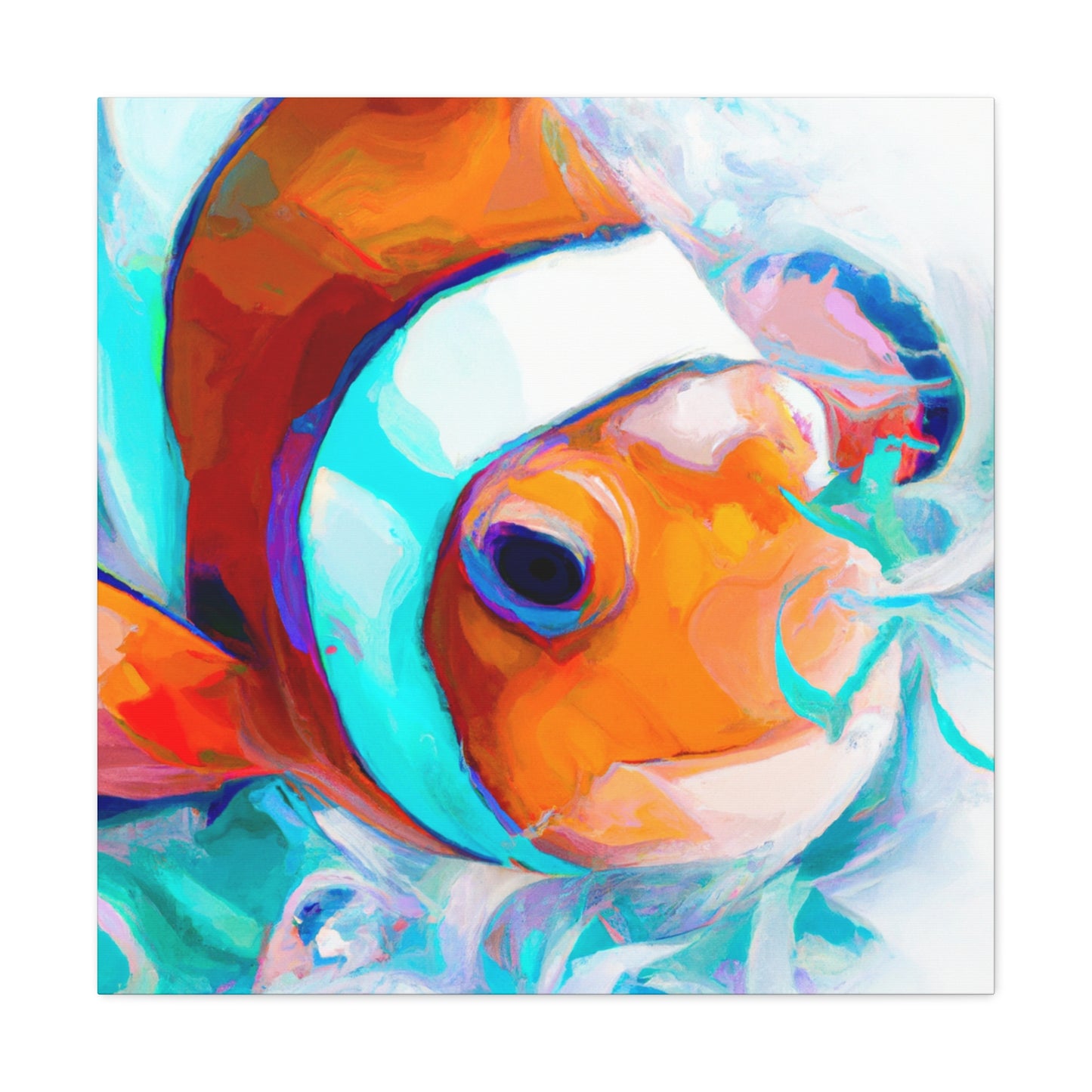 "Clownfish under Moonlight". - Canvas