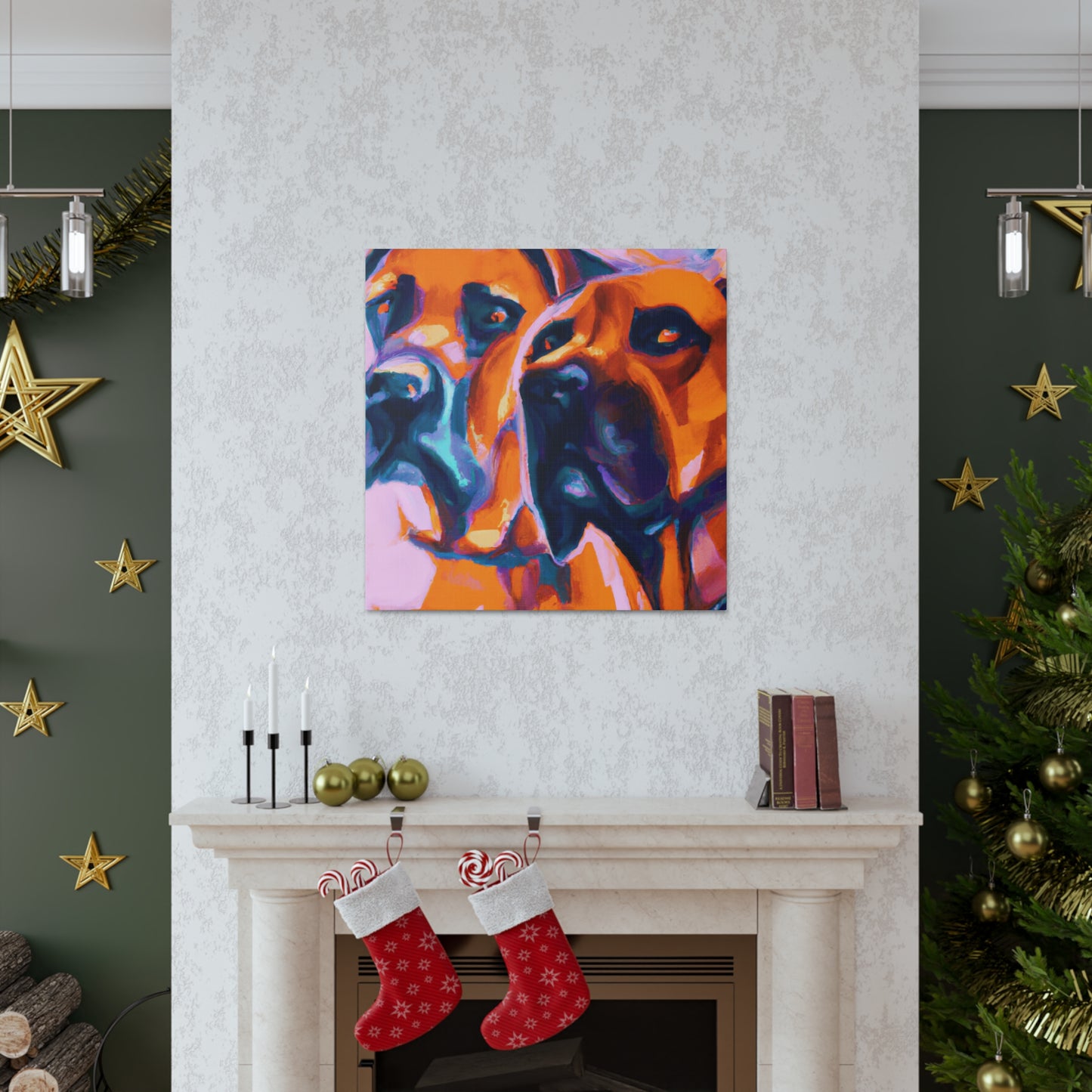 Ridgeback in Expressionism - Canvas