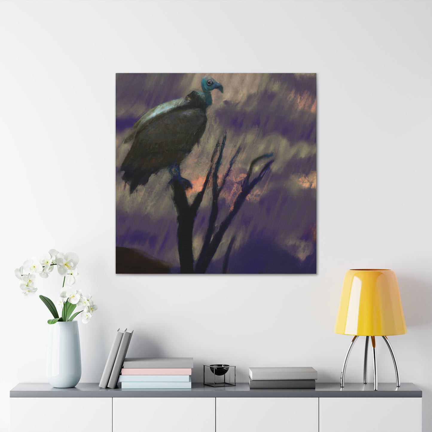 "Vultures in Mourning" - Canvas