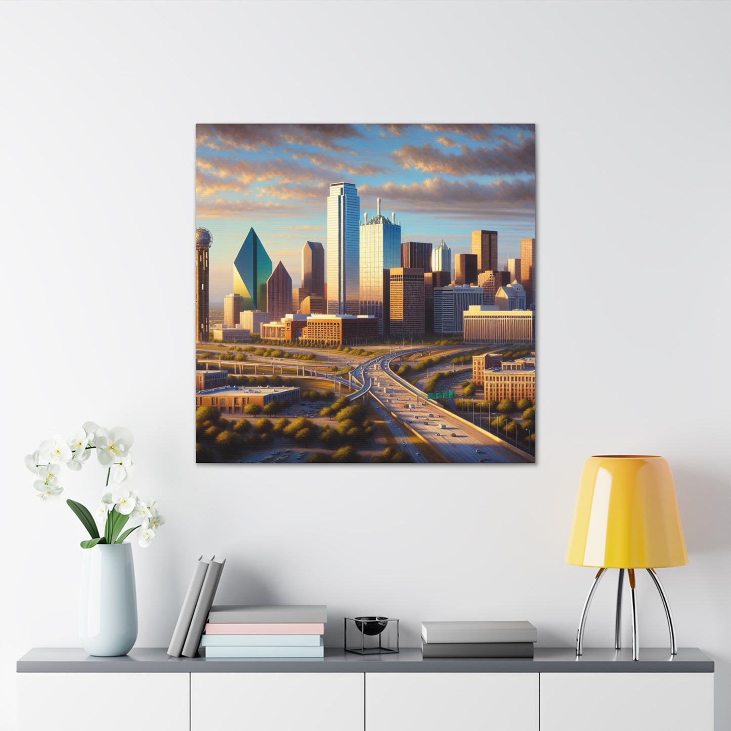 "Lone Star Metropolis Revealed" - Canvas