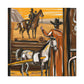 "Stagecoach in Motion" - Canvas