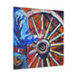 Wagon Wheel Realism - Canvas