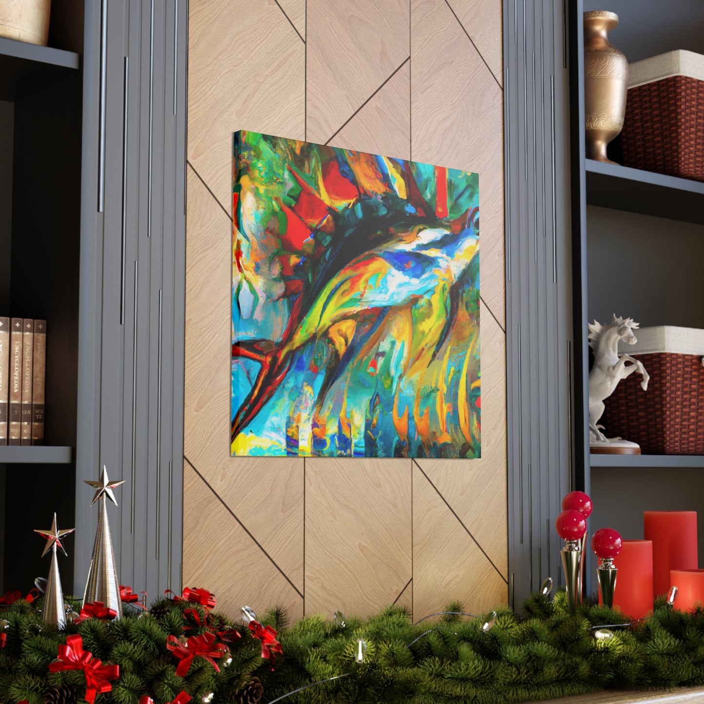 "Sailfish Under the Waves" - Canvas