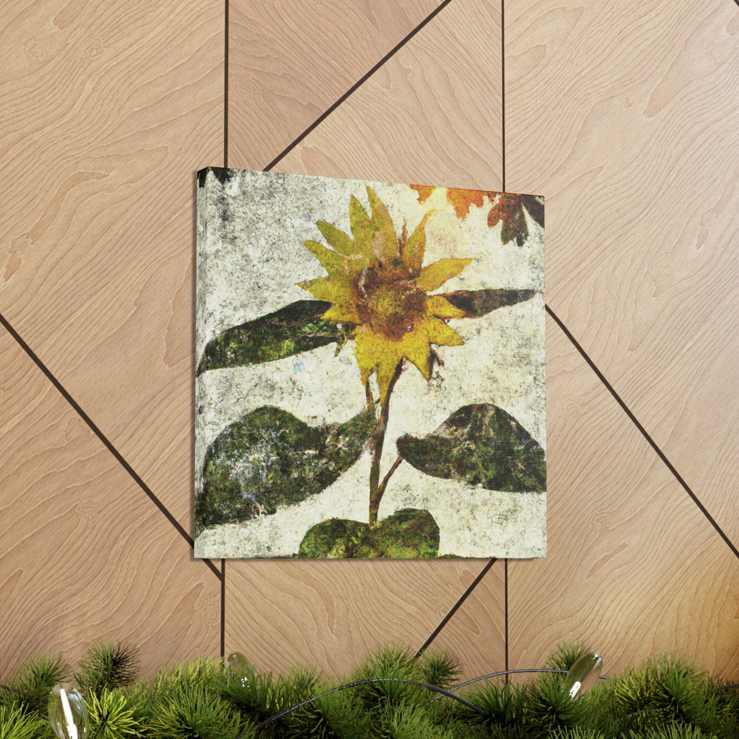 "Sunflower's Brilliant Radiance" - Canvas