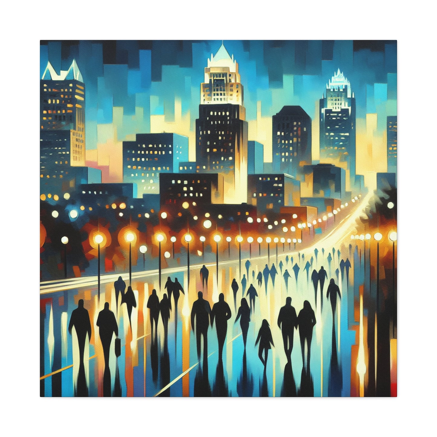 Rhythmic Raleigh Reverie - Canvas