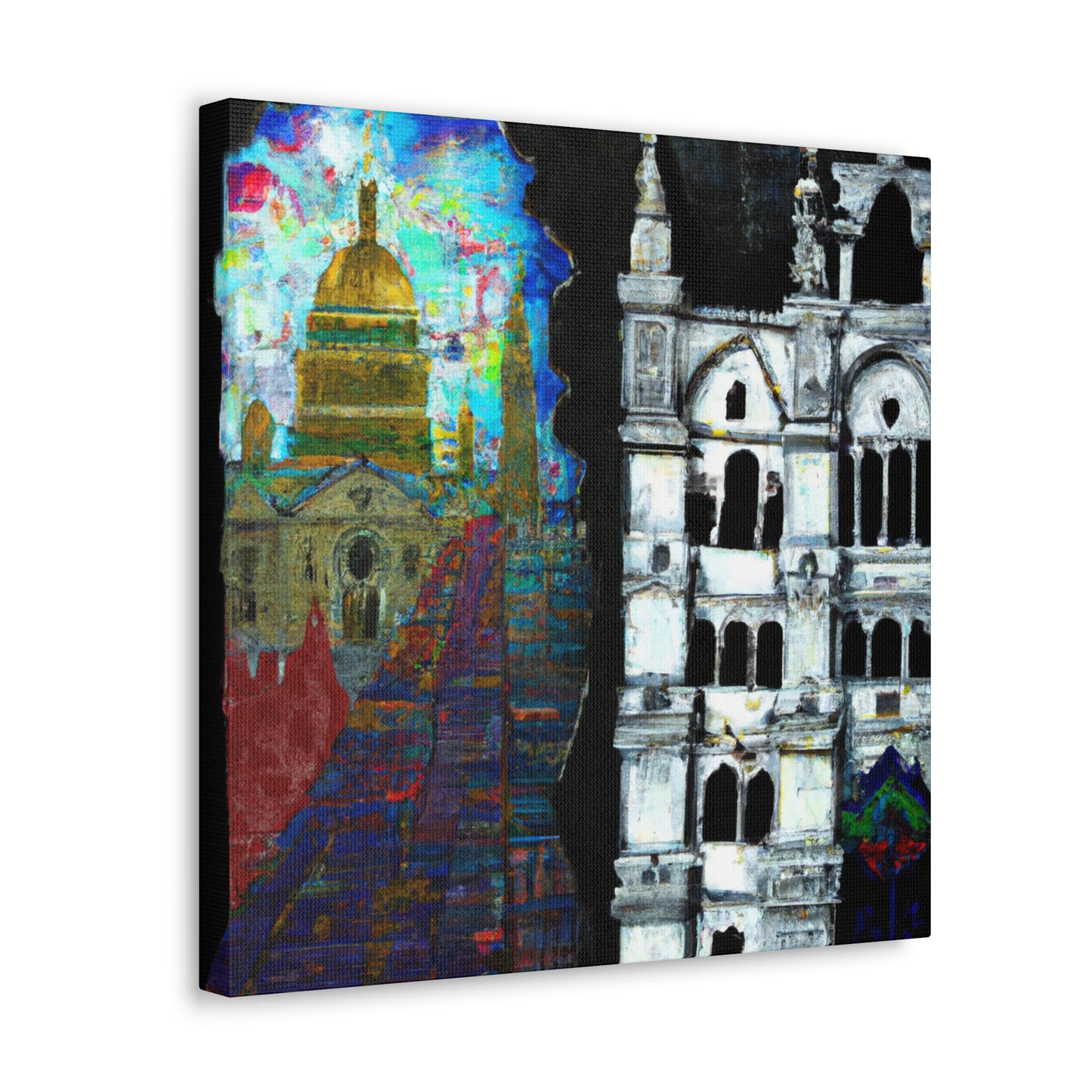 "Gothic Dreamscape Vision" - Canvas