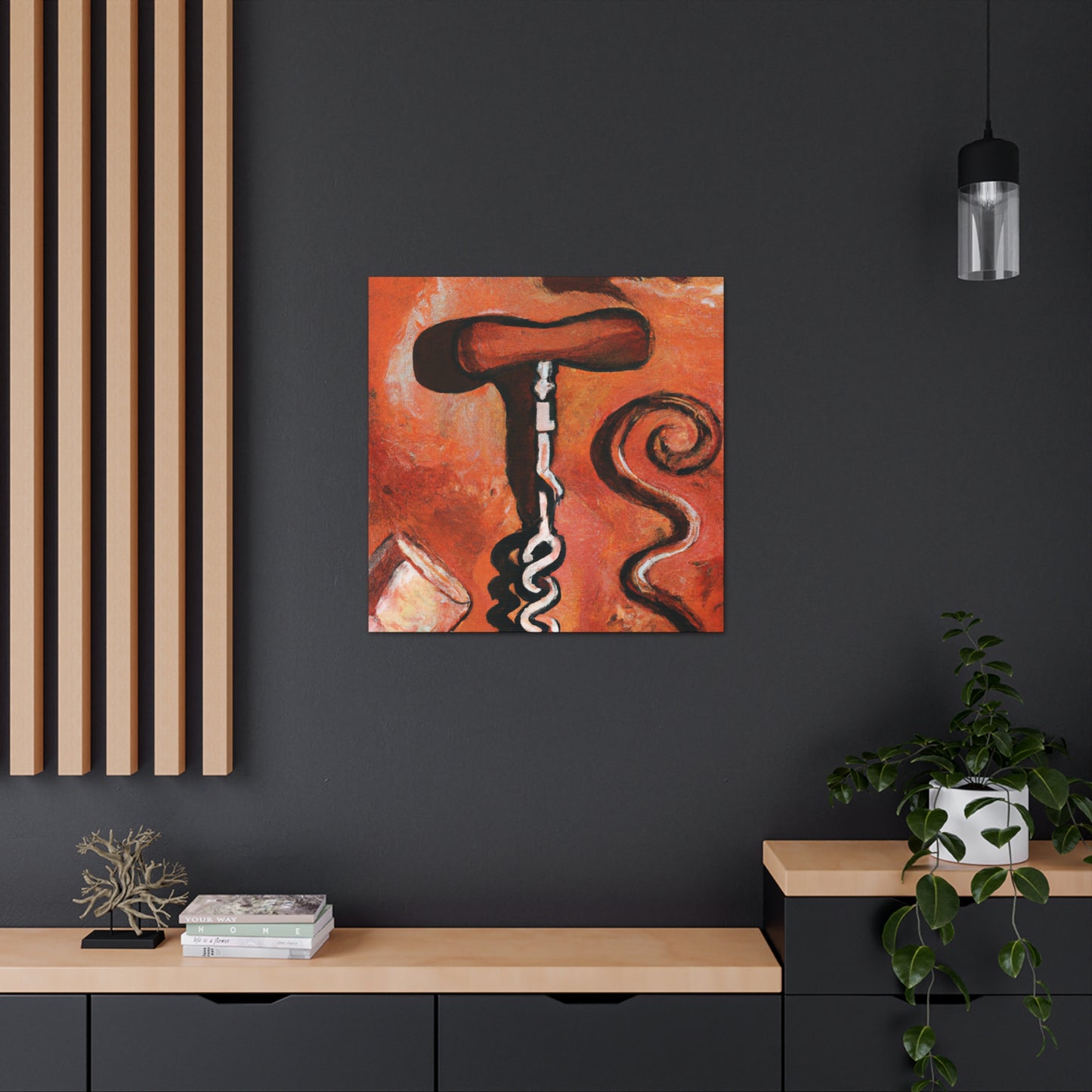 "Corkscrew Whimsicality" - Canvas