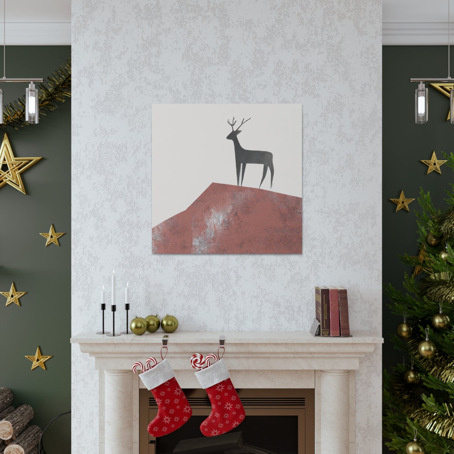 Deer in Simplicity - Canvas