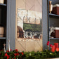 "Hay Wagon in Deco" - Canvas