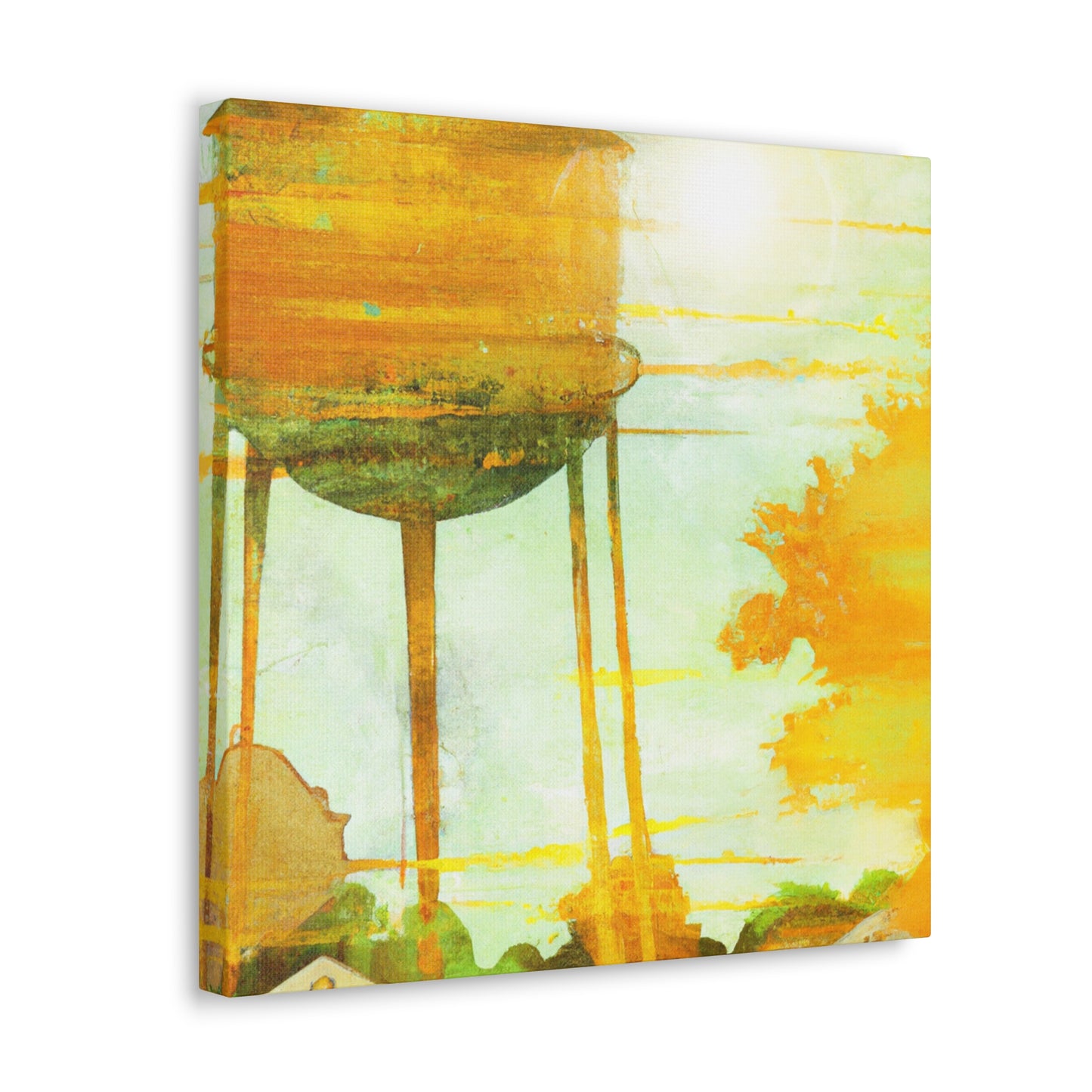 "Towering Over Waterscape" - Canvas