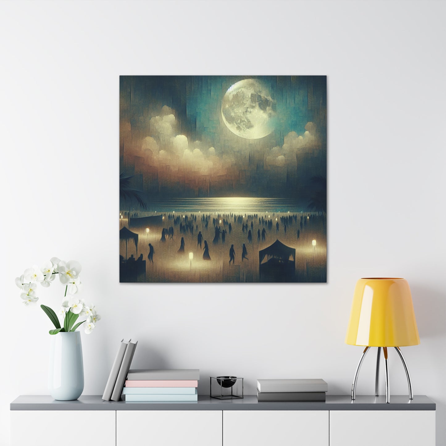 Lunar Beach Fiesta - Canvas