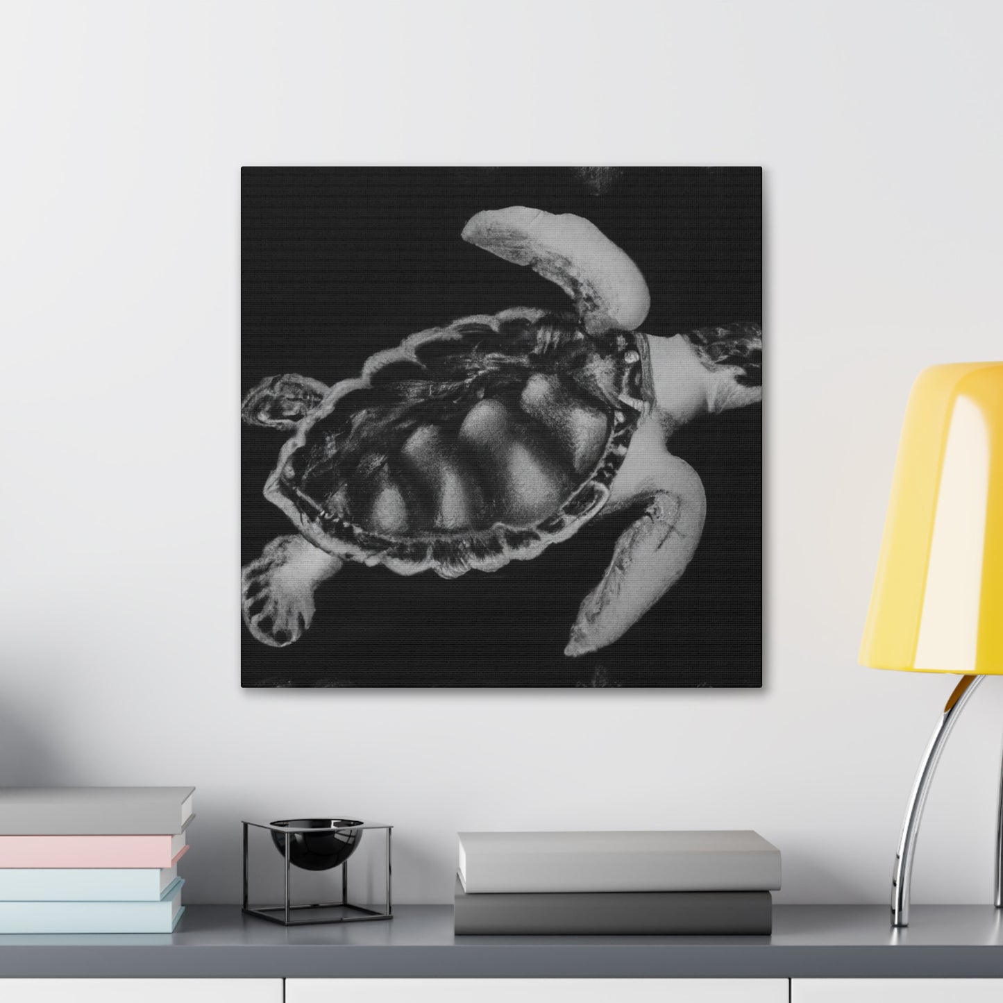 "Sea Turtle Reflection" - Canvas