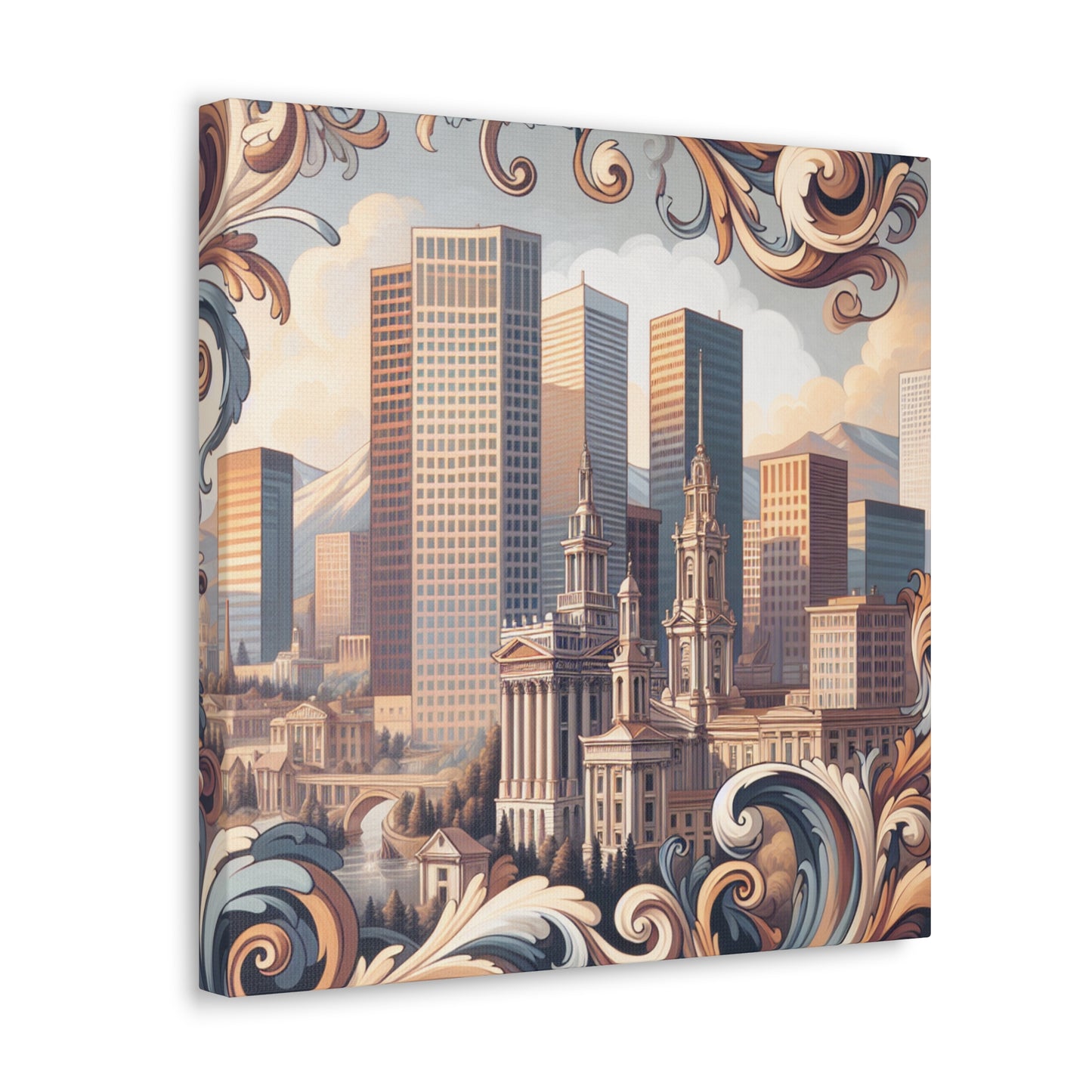 "Majestic Dreams of Denver" - Canvas