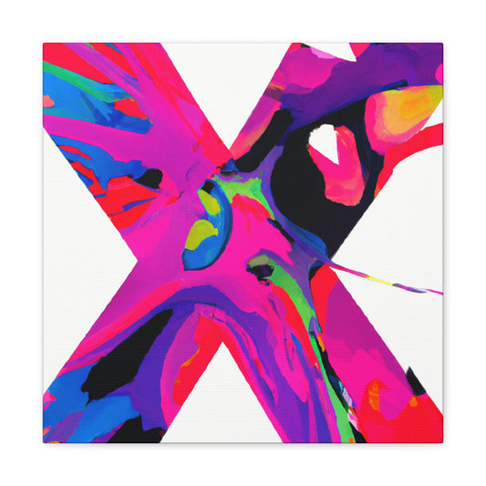 X in Pop Art - Canvas