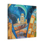 "New York Skyscape Visions" - Canvas