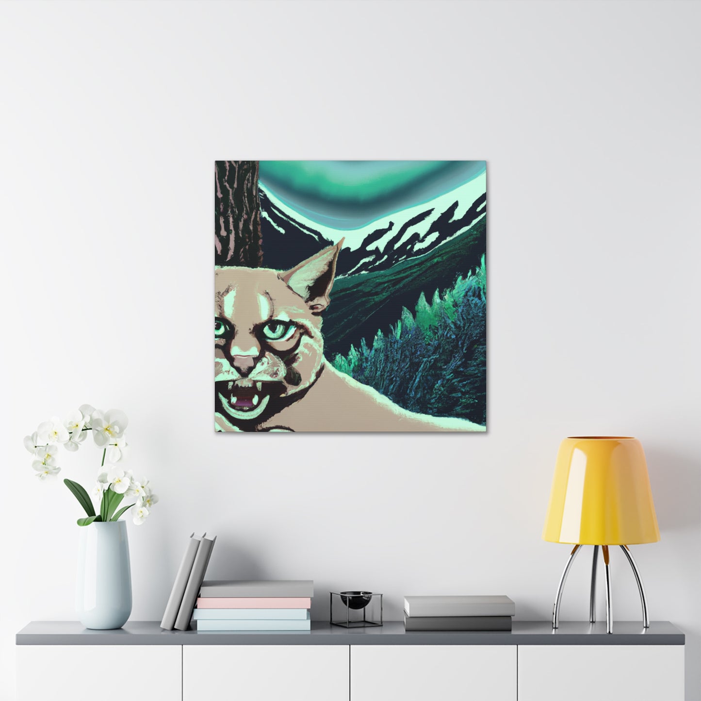 Cougar Pop Explosion - Canvas