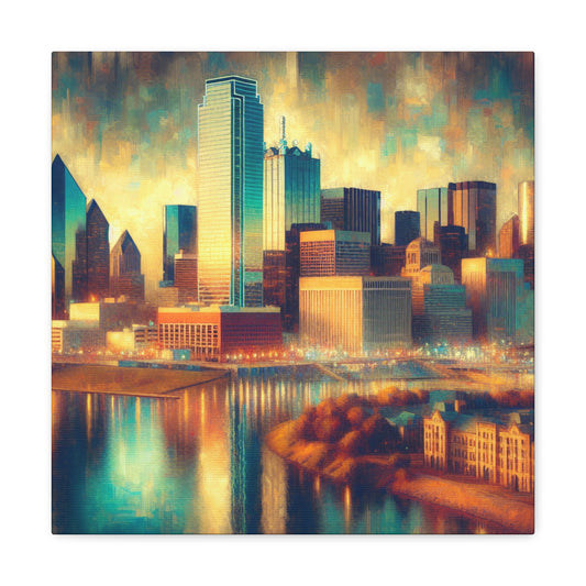 "Texas Dreamscape: Dallas" - Canvas