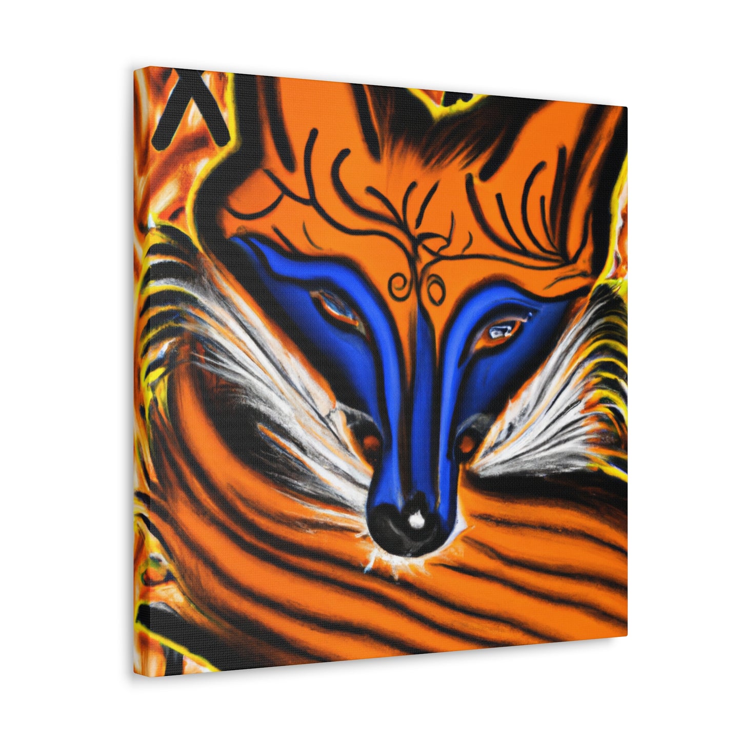 "Dhole in Expressionism" - Canvas