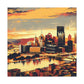 Steel City Dreamscape Dawn - Canvas