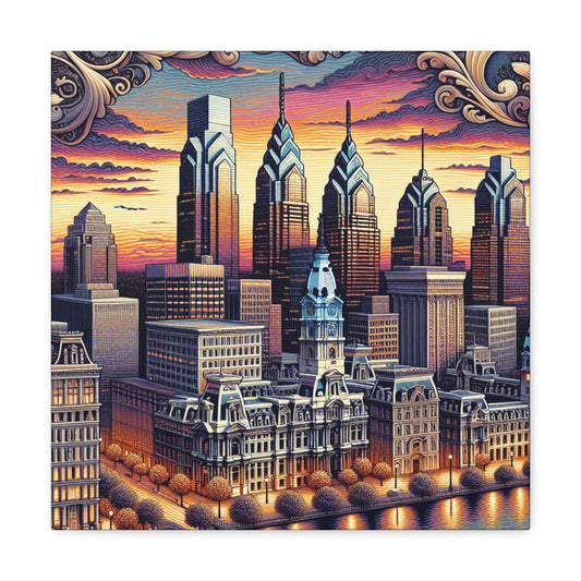 "Philly Dreamscape Unveiled" - Canvas