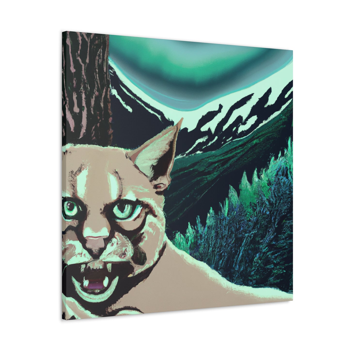 Cougar Pop Explosion - Canvas