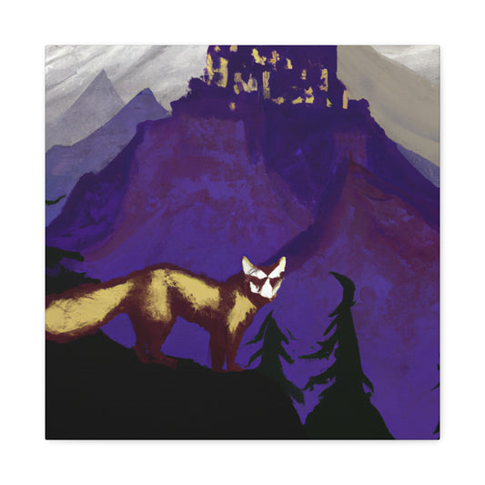 Marten in Moonlight Glow - Canvas