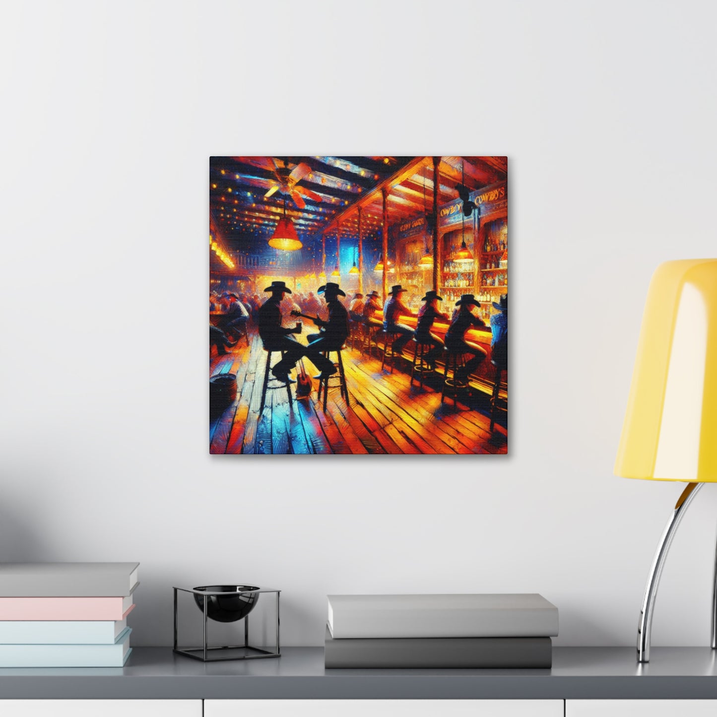 Wild West Saloon Nights - Canvas