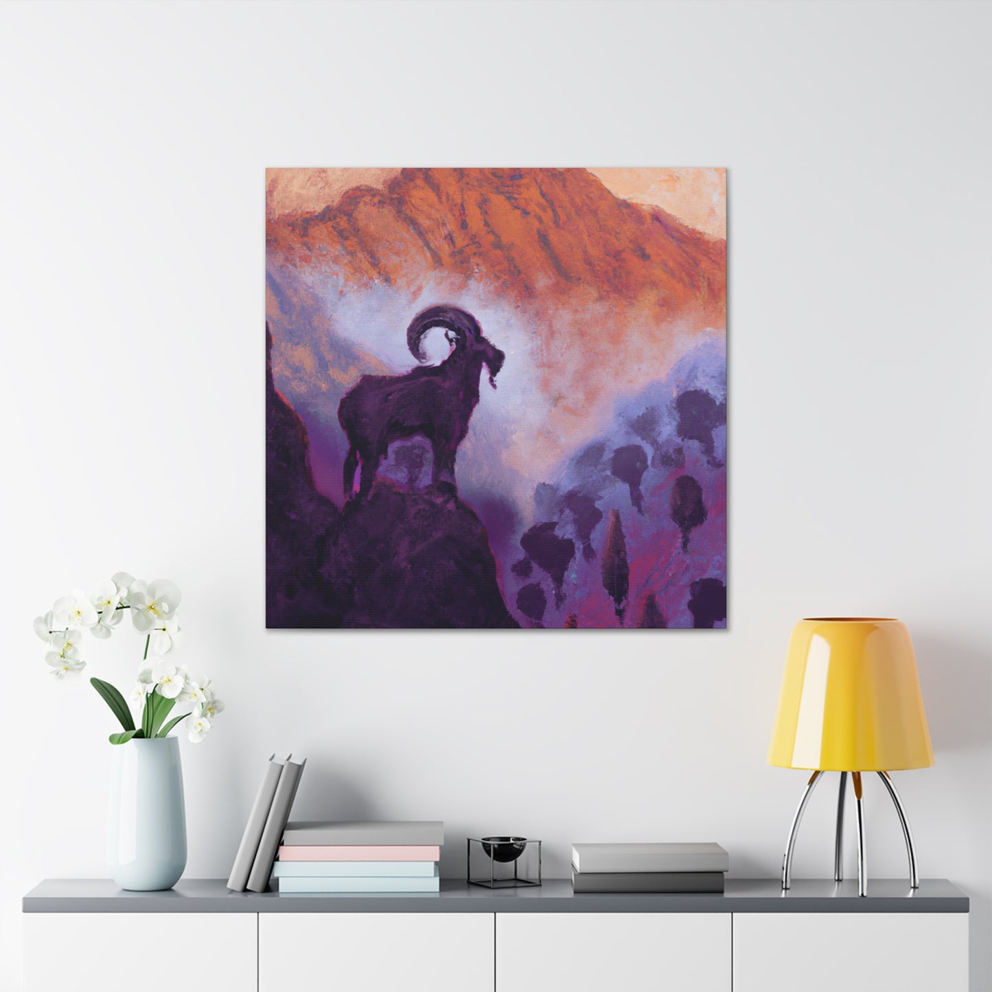 The Bighorn Regard - Canvas