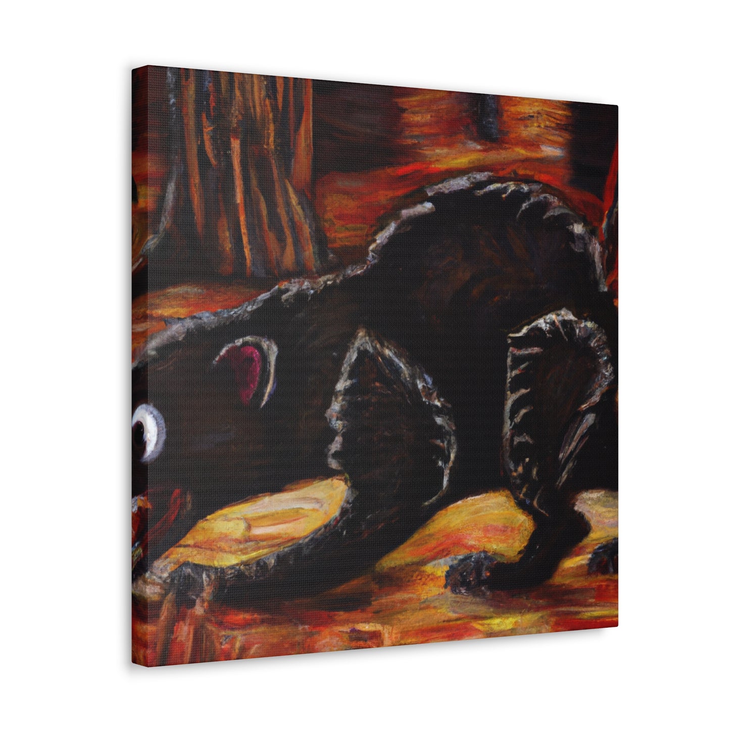 "Spirited Tasmanian Dance" - Canvas