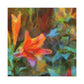 Lilies in Impressionism - Canvas