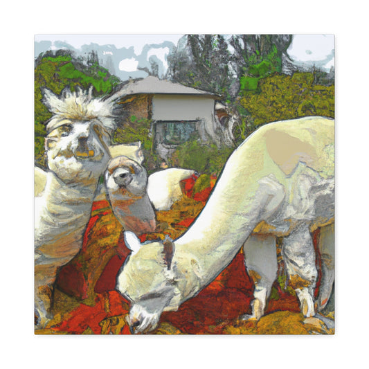 Alpacas in Abstracts - Canvas