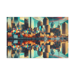 "Enigmatic Boston Euphoria" - Canvas