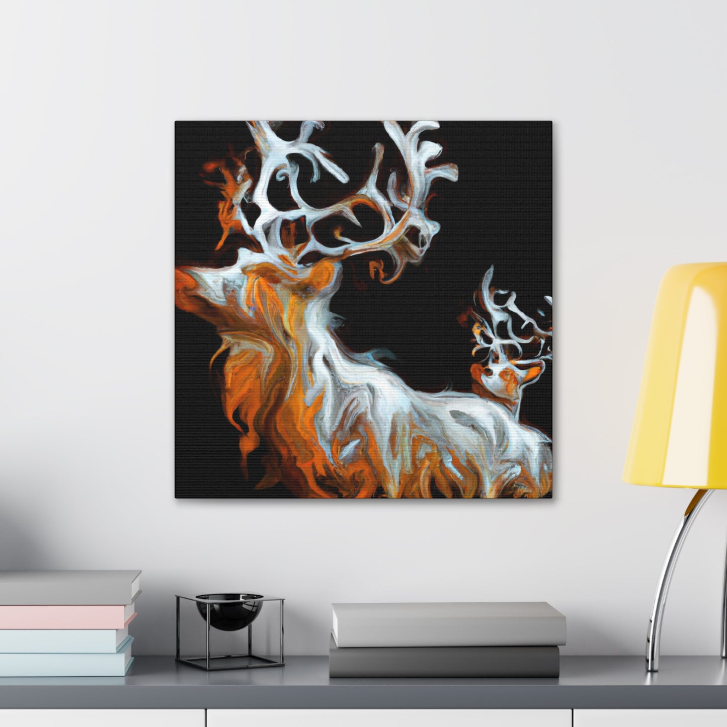 Reindeer in Repose - Canvas