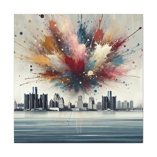 Urban Tranquility Unveiled - Canvas