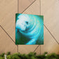 Manatee in Movement - Canvas