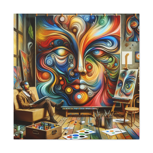 Surreal Whispers Unveiled - Canvas