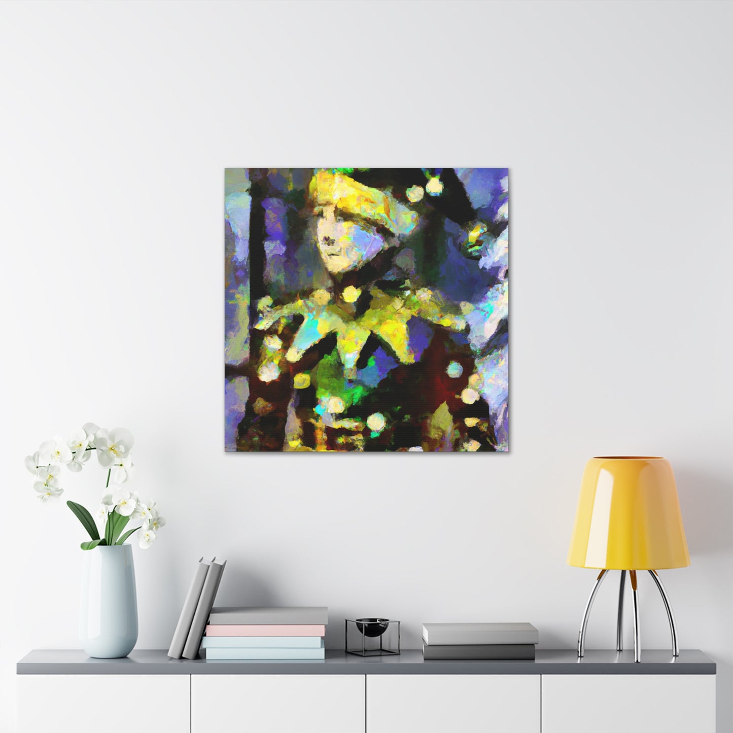 Elf in Moonlight Glow - Canvas