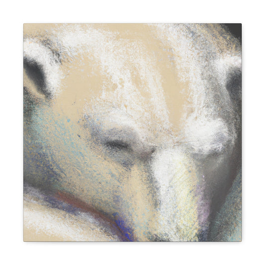 "Polar Bear Impressionism" - Canvas