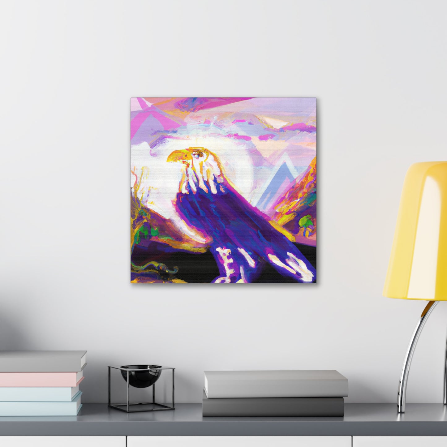 Golden Eagle Glorified - Canvas