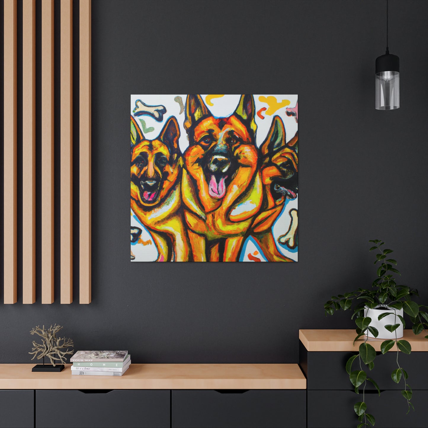 Faithful Guardian Shepherd - Canvas