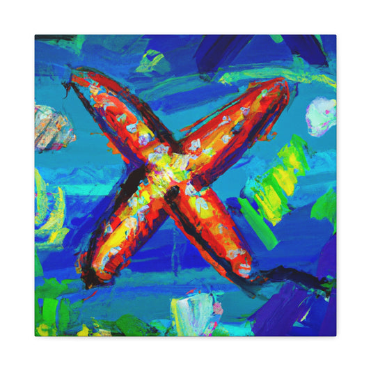 "Starfish in Expressionism" - Canvas