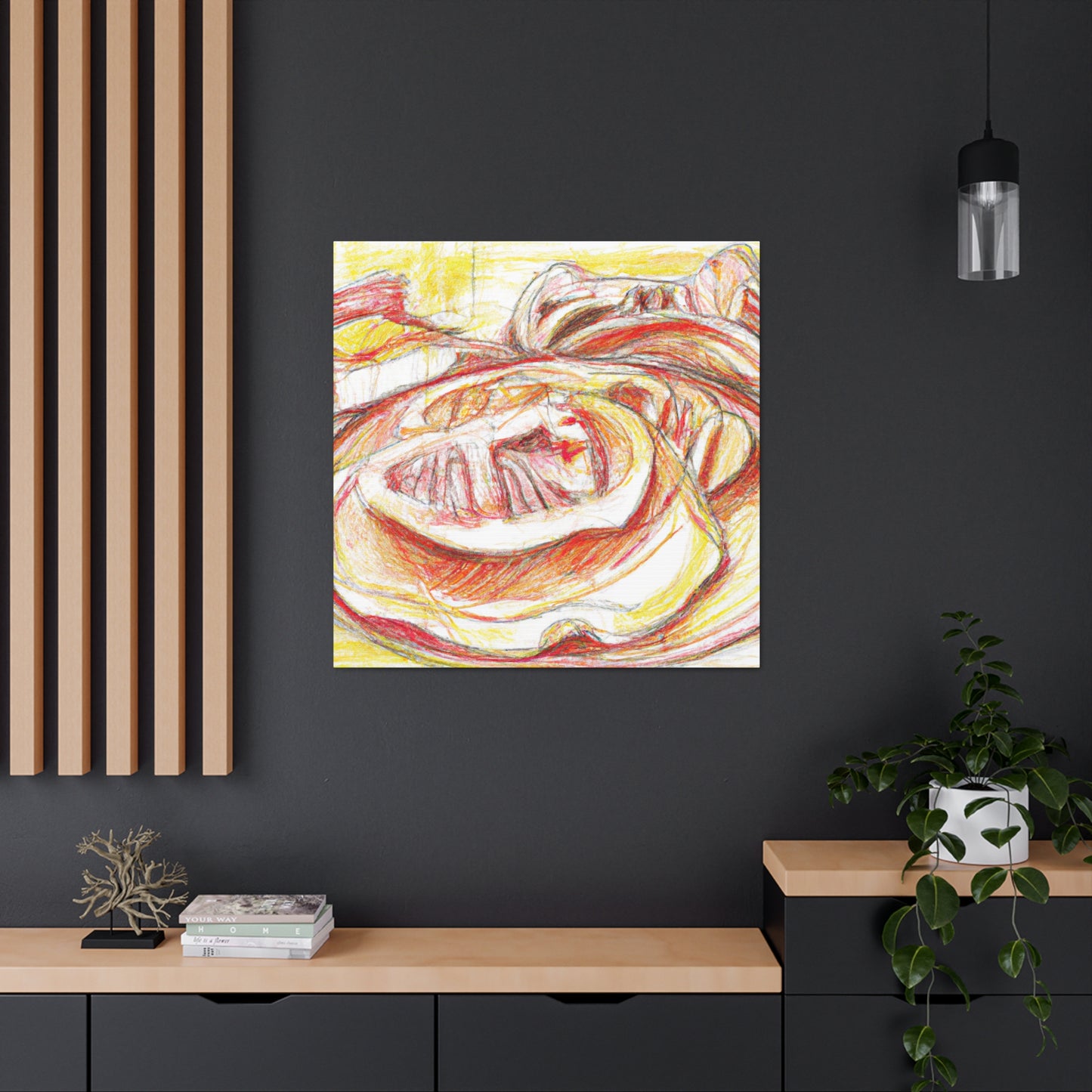 Pancakes in Art Nouveau - Canvas