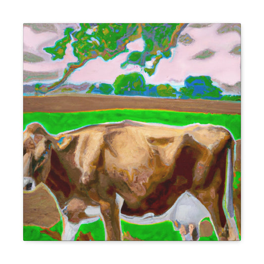 Majestic Jersey Cattle - Canvas