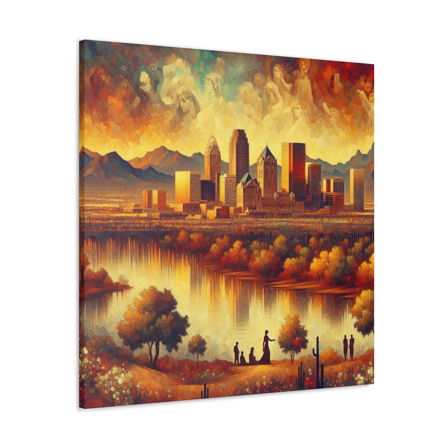 "Desert Phoenix Ascending" - Canvas