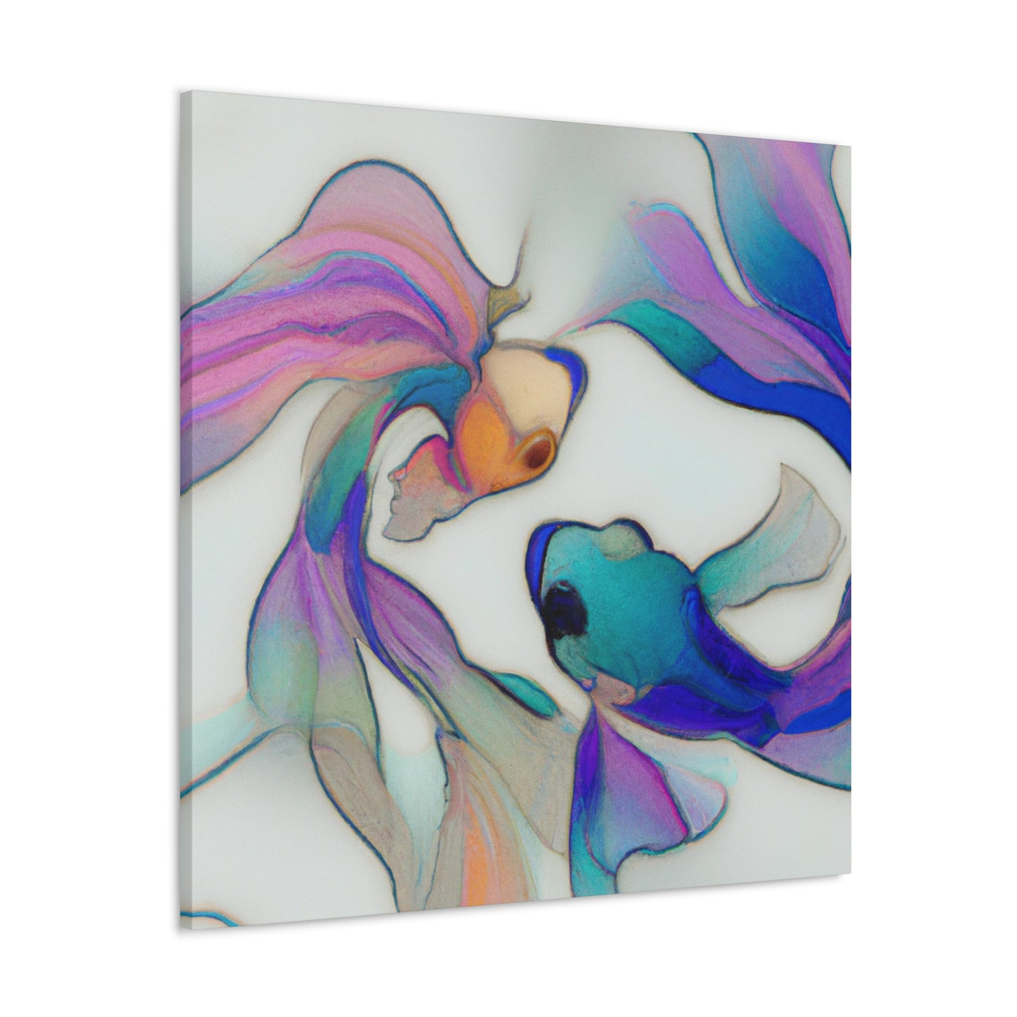 "Guppy in Art Nouveau" - Canvas